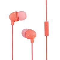 House of Marley EMJE061PH Little Bird Earphones Mic Peach