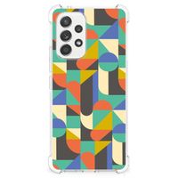 Samsung Galaxy A53 5G Doorzichtige Silicone Hoesje Funky Retro - thumbnail