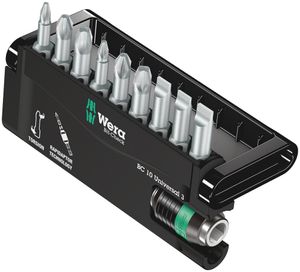 Wera Bit-Check 10 Universal 3, 10-delig - 1 stuk(s) - 05056375001