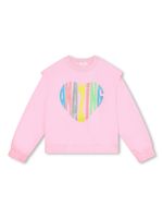 Billieblush sweat à imprimé façon illustration - Rose