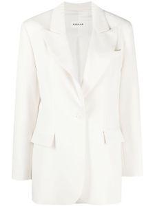 P.A.R.O.S.H. blazer à simple boutonnage - Blanc