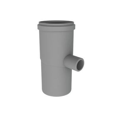 Burgerhout Bm-PP condensafvoer hor./vert. Ø60mm PP grijs