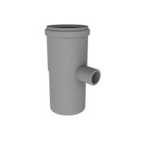 Burgerhout Bm-PP condensafvoer hor./vert. Ø60mm PP grijs