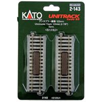 H0 Kato Unitrack 2-143 Ontkoppelrails 123 mm 2 stuk(s) - thumbnail