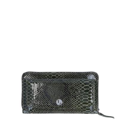 LouLou Essentiels Serpentes Wallet forrest green Dames portemonnee
