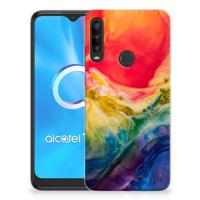 Hoesje maken Alcatel 1SE (2020) Watercolor Dark