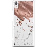 Sony Xperia XA1 hoesje - Marble splash