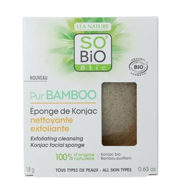 Bamboo konjac sponge
