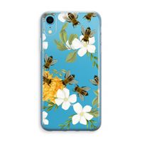 No flowers without bees: iPhone XR Transparant Hoesje - thumbnail