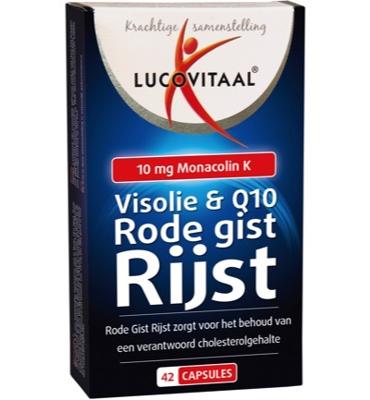 Lucovitaal Rode Gist Rijst Visolie Q10 (42ca) Lucovitaal Rode Gist Rijst Visolie Q10 (42ca)