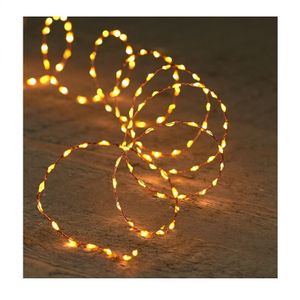 Koper draadverlichting met timer 330 LED lampjes classic warm 5 meter