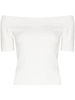 Alexander McQueen t-shirt à épaules dénudées - Blanc - thumbnail