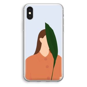 Leaf: iPhone XS Transparant Hoesje