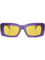 Versace Eyewear lunettes de soleil à monture rectangulaire Greca - Violet - thumbnail