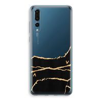 Gouden marmer: Huawei P20 Pro Transparant Hoesje