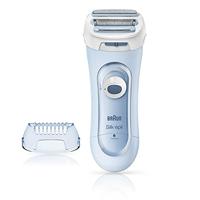 Braun Silk-épil Lady Shaver 3-in-1 Draadloos Scheerapparaat Voor Vrouwen, Ontharen Dames, Ladyshave, Trimmer En Scrubsysteem, 5-160, Blauw