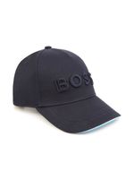 BOSS Kidswear casquette à logo brodé - Bleu