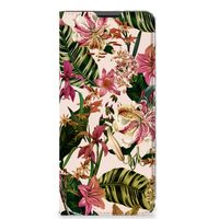 Motorola Moto G51 5G Smart Cover Flowers - thumbnail