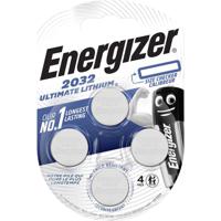 Energizer Knoopcel CR2032 3 V 4 stuk(s) 235 mAh Lithium Ultimate 2032 - thumbnail