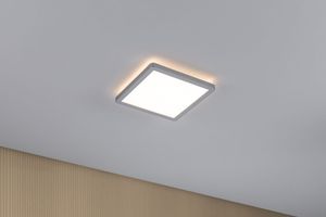 Paulmann 70993 P Atria Shine 11,2W 3000K 190x190 ch m K LED-plafondlamp LED 11.2 W Chroom (mat)