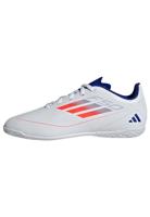 adidas F50 Club Football Boots Indoor voetbalschoenen, uniseks, Cloud White Solar Red Lucid Blue, 30 EU