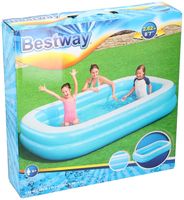 Bestway Familiebad 2-rings - 262x175x51cm - thumbnail