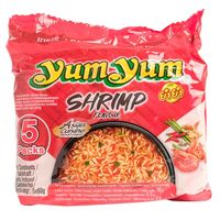 Noodles Yum Yum garnaal bami 5-pack 5x60gr - thumbnail