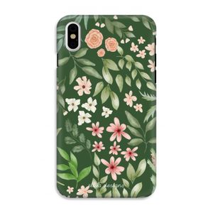 Botanical green sweet flower heaven: iPhone XS Tough Case