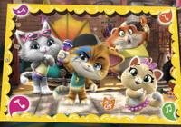 Clementoni legpuzzel 44 Cats Karaoke junior karton 60 stukjes
