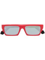 MSGM lunettes de soleil à monture carrée - Rouge - thumbnail