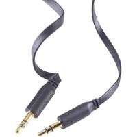 SpeaKa Professional SP-7870544 Jackplug Audio Aansluitkabel [1x Jackplug male 3,5 mm - 1x Jackplug male 3,5 mm] 2.00 m Zwart Vergulde steekcontacten, Zeer - thumbnail