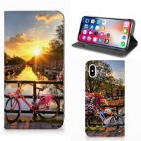 Apple iPhone Xs Max Book Cover Amsterdamse Grachten - thumbnail