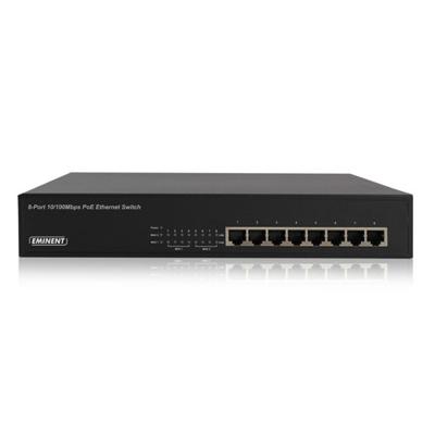 Eminent EM4431 8-Port 10/100Mpbs PoE Ehternet Switch Eminent EM4431 8-Port 10/100Mpbs PoE Ehternet Switch