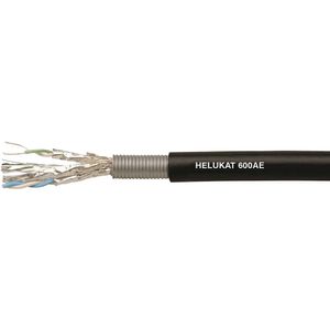 Helukabel 802168-500 Ethernetlkabel CAT 7e S/FTP 4 x 2 x 0.258 mm² Zwart 500 m