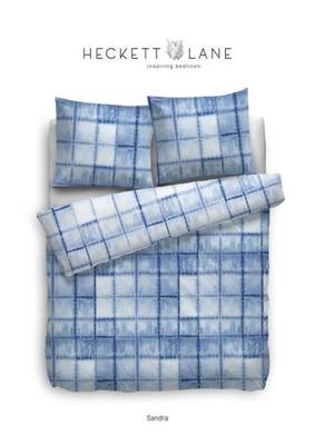 Heckett & Lane Dekbedovertrek Heckett Lane Sandra Blauw 200-200/220