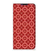 Xiaomi Redmi 9 Hoesje met Magneet Batik Rood