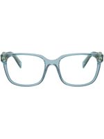 Prada Eyewear lunettes de vue à monture carrée - Bleu