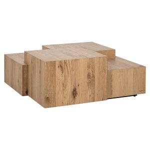 Richmond Salontafel Lennox Eiken, 100 x 100cm - Vierkant