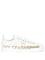 Dolce & Gabbana baskets à logo imprimé - Blanc