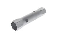 GEDORE Dubbele steeksleutel, 41 + 46 mm, 6-kant, 235 mm lang, gereedschap voor moeren auto, 26 R 41 x 46, verchroomd staal