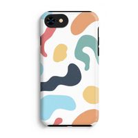 Memphis Shapes Blue: iPhone 7 Tough Case