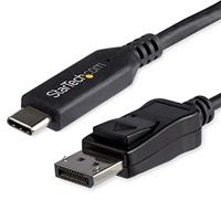 StarTech.com 1,8m USB-C naar DisplayPort 1.4 Kabel - 4K/5K/8K USB Type-C naar DP 1.4 Alt Mode Video Adapter Converter - HBR3/HDR/DSC - 8K 60Hz DP Monitorkabel voor USB-C/Thunderbolt 3