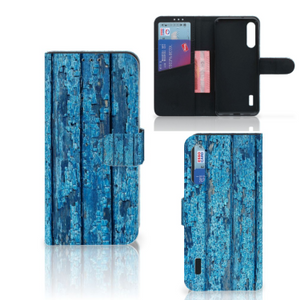 Xiaomi Mi A3 Book Style Case Wood Blue