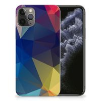 Apple iPhone 11 Pro TPU Hoesje Polygon Dark