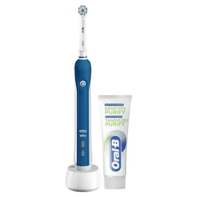 Oral-B PRO 2 2800 Elektrische Tandenborstel Powered By Braun + Gum Purify Tandpasta Oral-B PRO 2 2800 Elektrische Tandenborstel Powered By Braun + Gum Purify Tandpasta