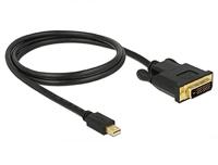 Maveri83988 1m Mini DisplayPort DVI-D zwart - videokabel-adapter (1 m, Mini DisplayPort, DVI-D, 4K Gold)