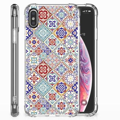 Apple iPhone X | Xs Anti-Shock Hoesje Tiles Color