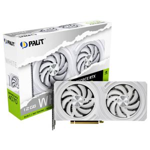 Palit Nvidia GeForce RTX 4070 Videokaart Dual White Edition 12 GB GDDR6X-RAM PCIe x16 DisplayPort, HDMI NVIDIA G-Sync