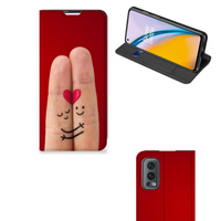 OnePlus Nord 2 5G Hippe Standcase Liefde - Origineel Romantisch Cadeau - thumbnail