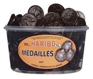 Haribo Haribo Silo Drop Medailles 150 Stuks 1350 Gram